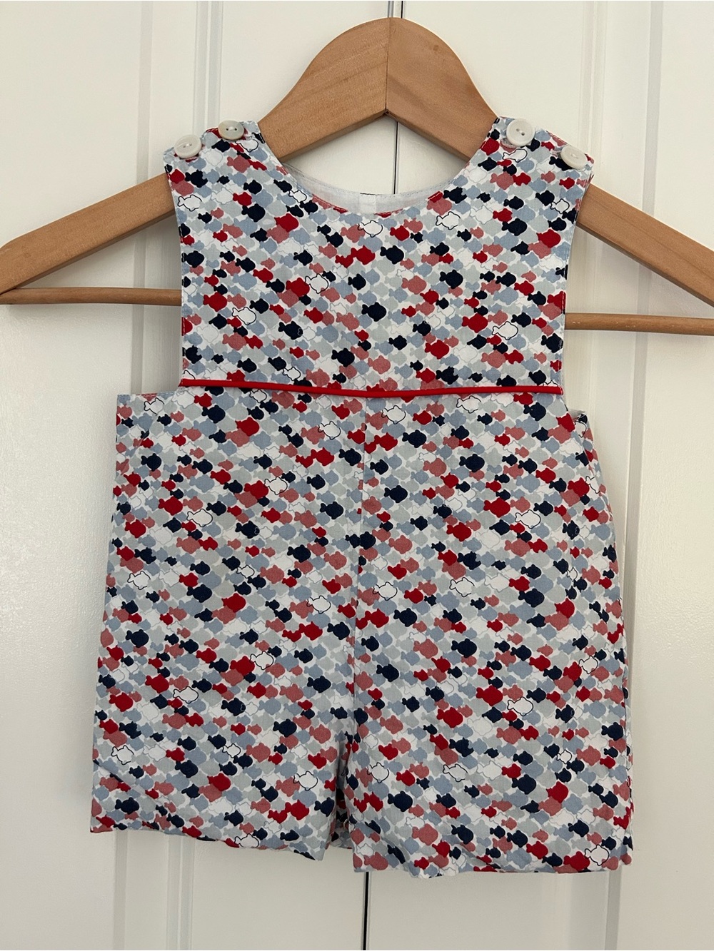 Remember Nguyen 9 month cottonbaby jon jon romper fish print